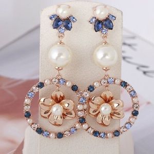 Kate Spade earrings statement crystal pendant earrings